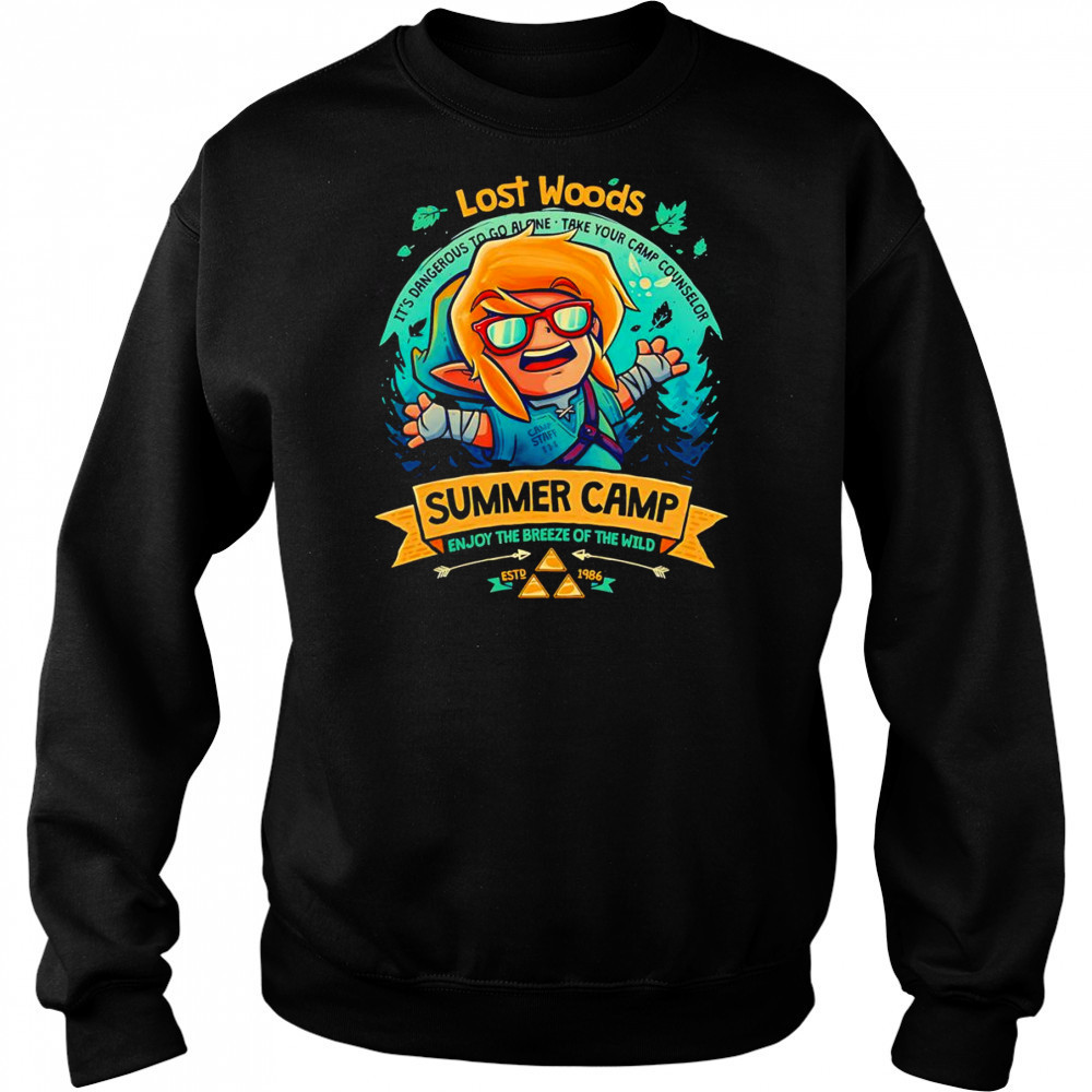 Lost Woods summer camp enjoy the Breeze of the Wild shirt Sweatshirt