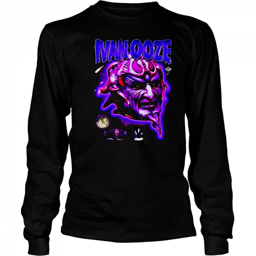 Oversized Cropped Ooze Face shirt Long Sleeved