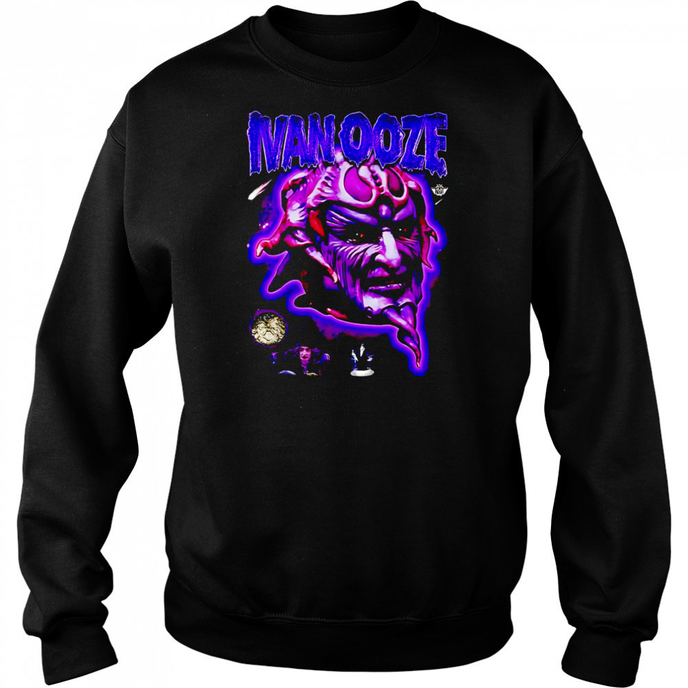 Oversized Cropped Ooze Face shirt Sweatshirt
