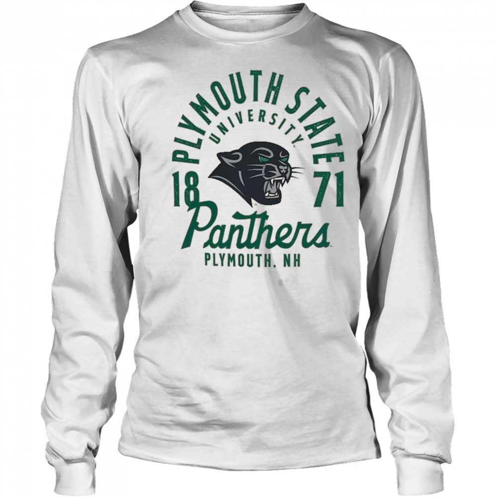 Plymouth State Panthers Comfort Colors Mascot Overlay Shirt Long Sleeved