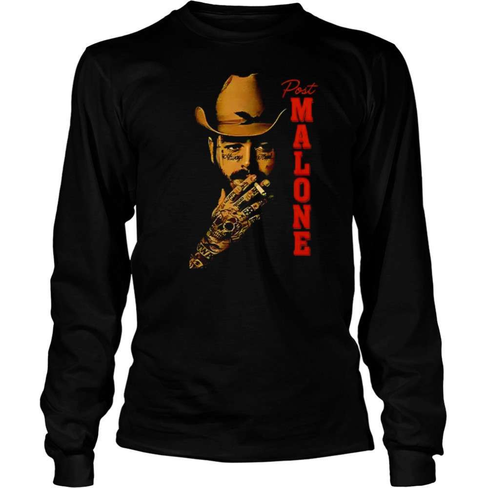 Post Malone Cowboy shirt Long Sleeved