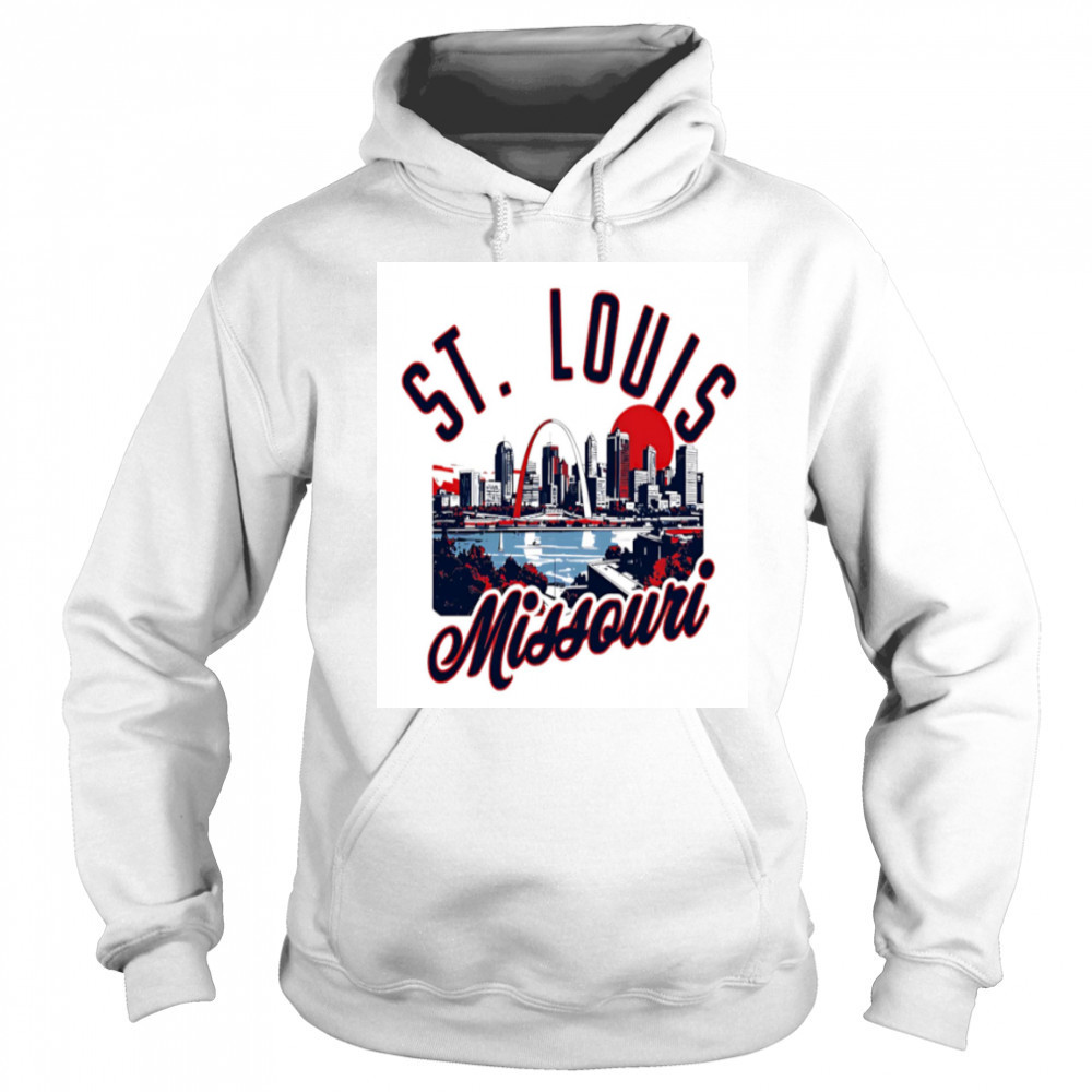 St. Louis Missouri Skyline shirt Hoodie