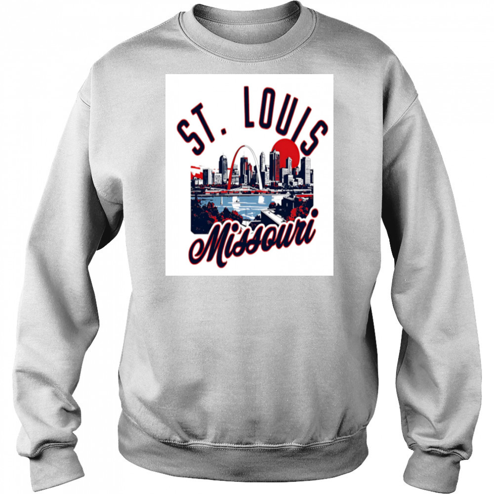 St. Louis Missouri Skyline shirt Sweatshirt