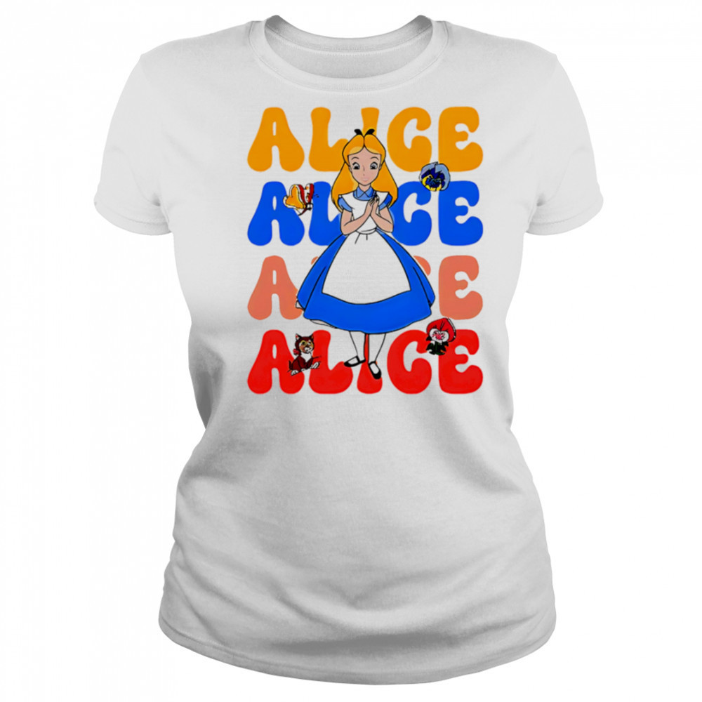 Alice repeat cartoon cute shirt Women's T-shirt