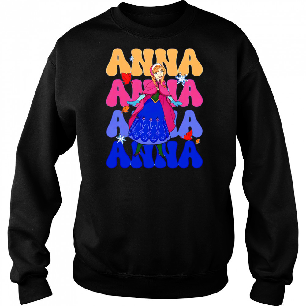 Anna repeat cartoon cute shirt Sweatshirt
