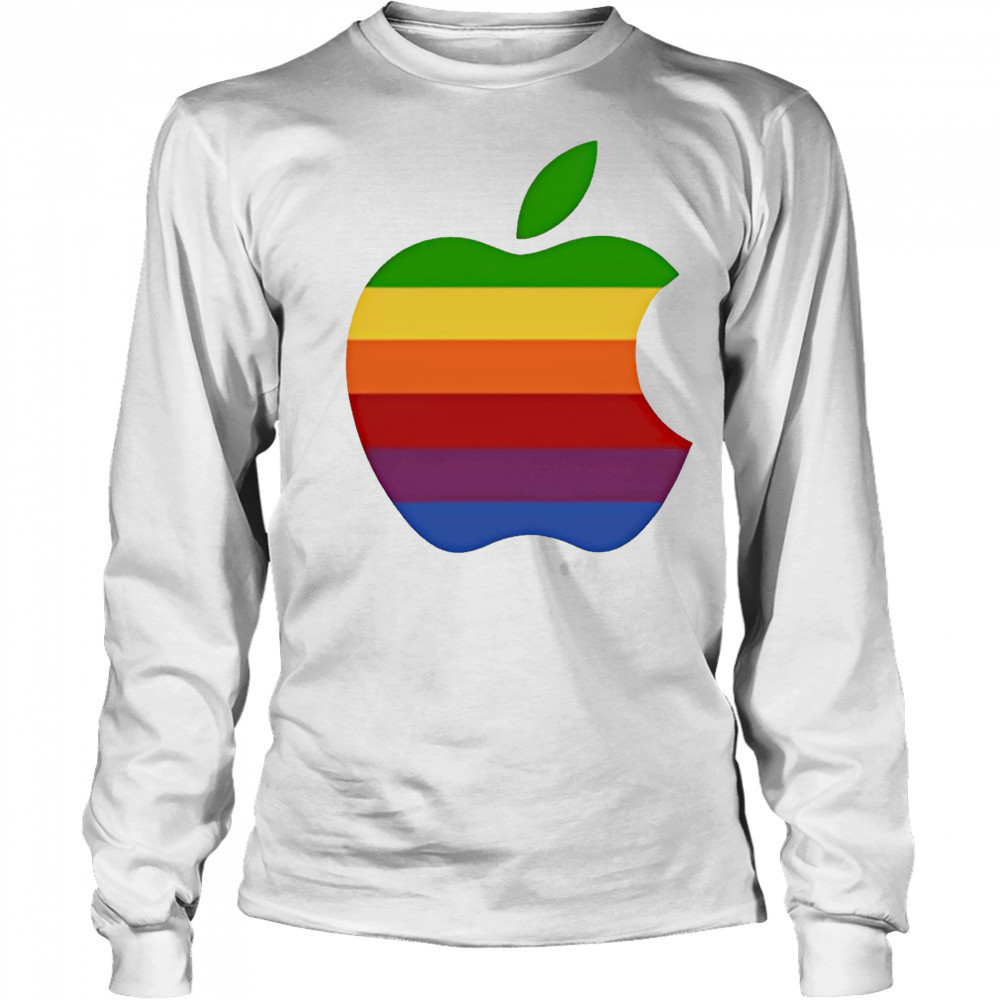 Apple Pride LGBT shirt Long Sleeved