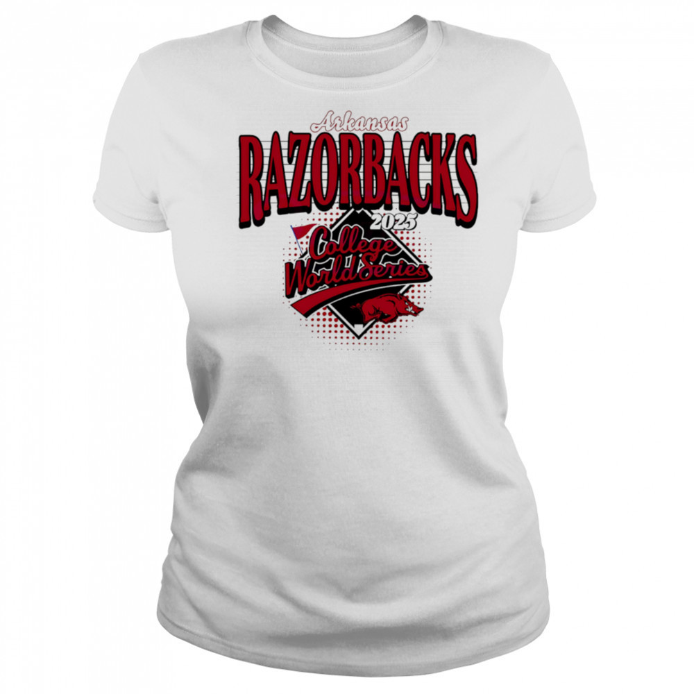 Arkansas Razorbacks College World Series 2025 Baseball Game Day shirt Women's T-shirt