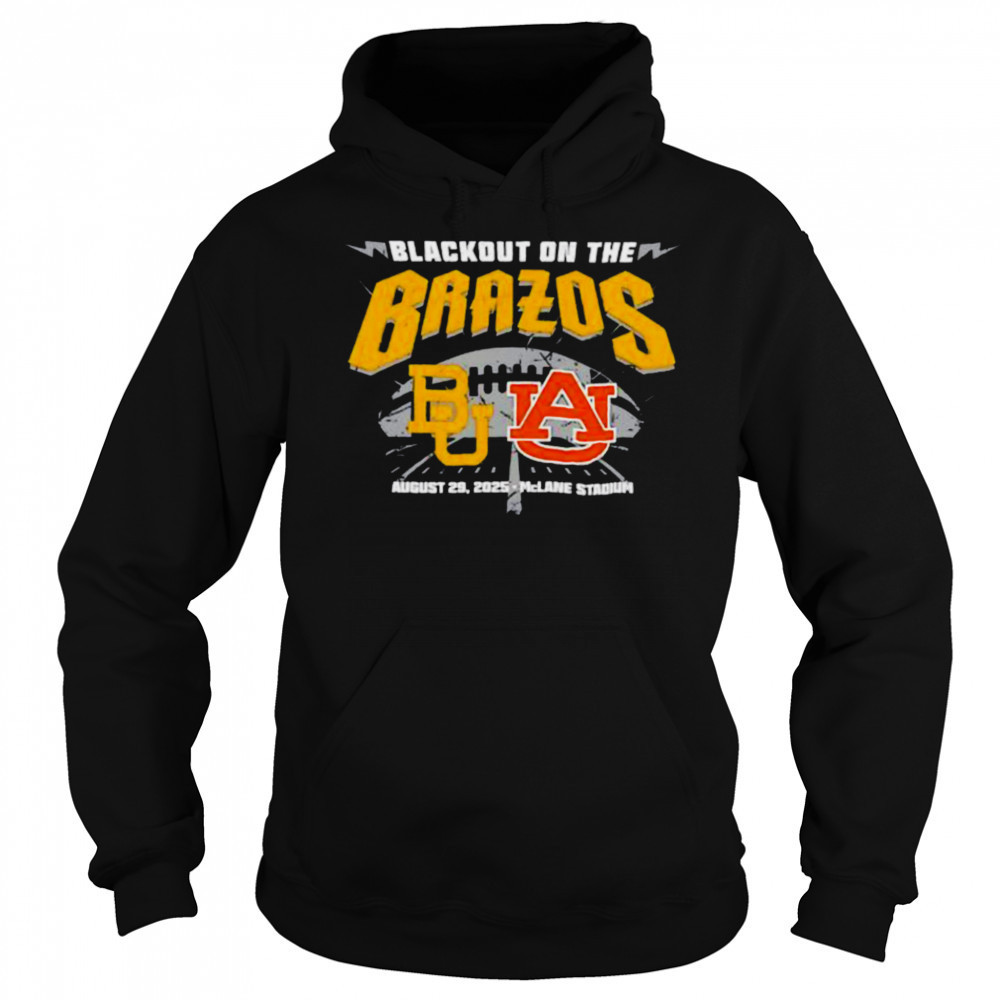 Baylor Bears vs Auburn Tigers Blackout On The Brazos 2025 shirt Hoodie