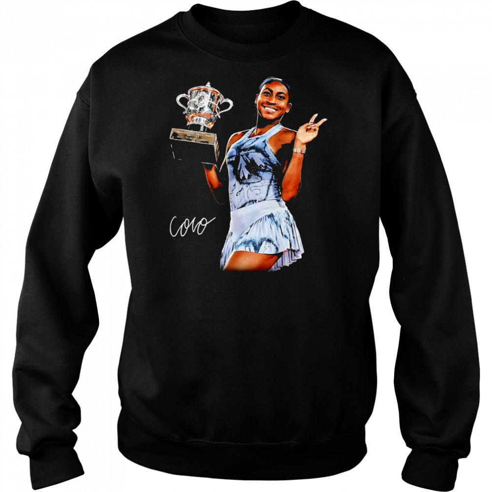 Coco Gauff French Open Deuces shirt Sweatshirt