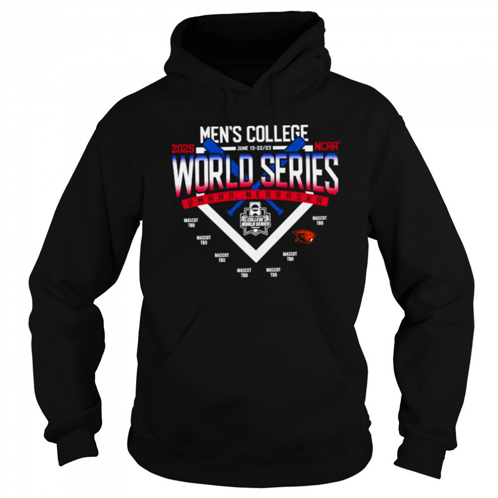 College World Searies 8 Team Tee with Beaver 2025 shirt Hoodie