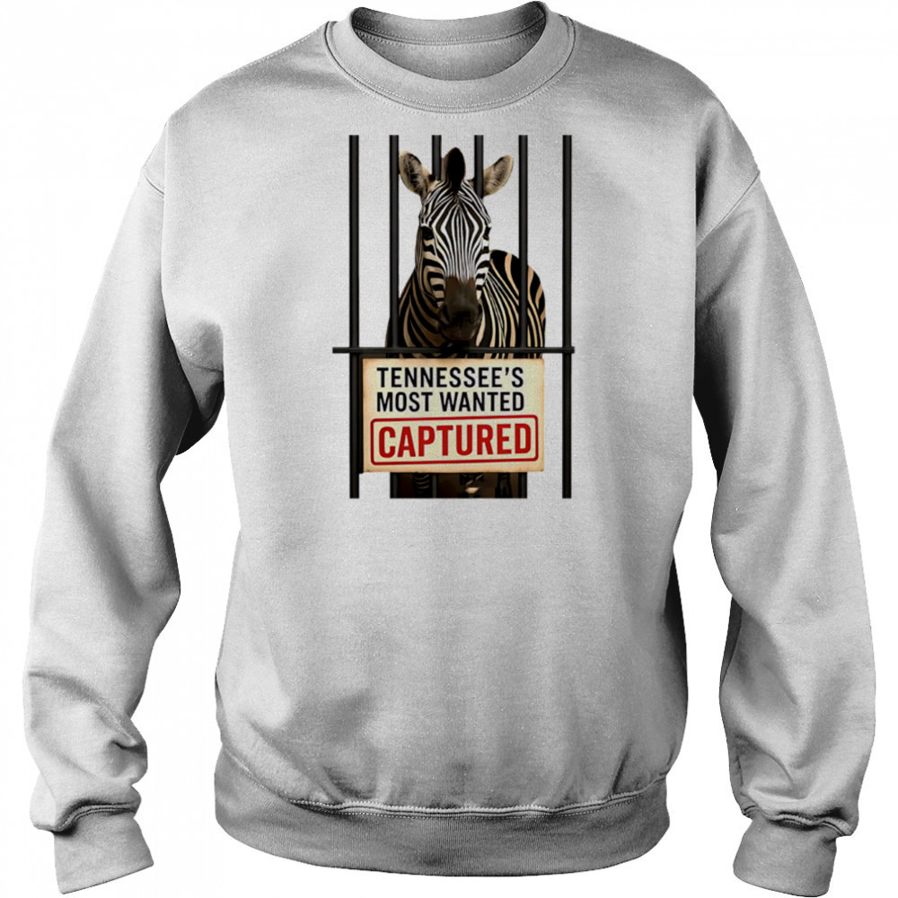 Ed The Zebra Tennessee’s Most Wanted Captured shirt Sweatshirt