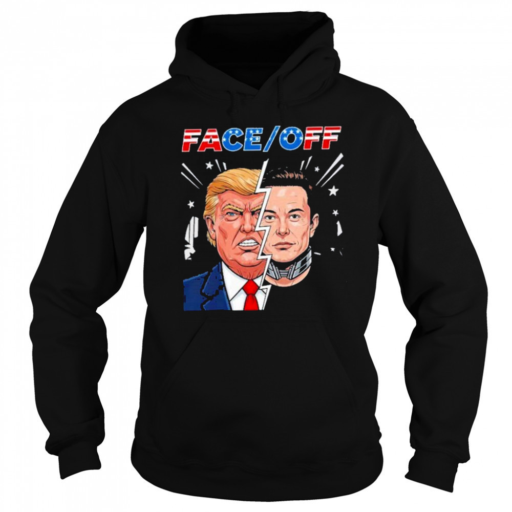 Elon Musk Vs Donald Trump Face Off In Big Beautiful Beef 2025 Black shirt Hoodie