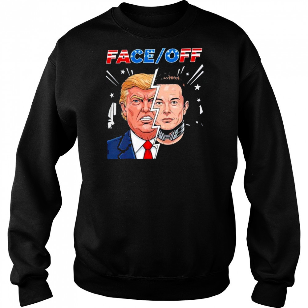 Elon Musk Vs Donald Trump Face Off In Big Beautiful Beef 2025 Black shirt Sweatshirt