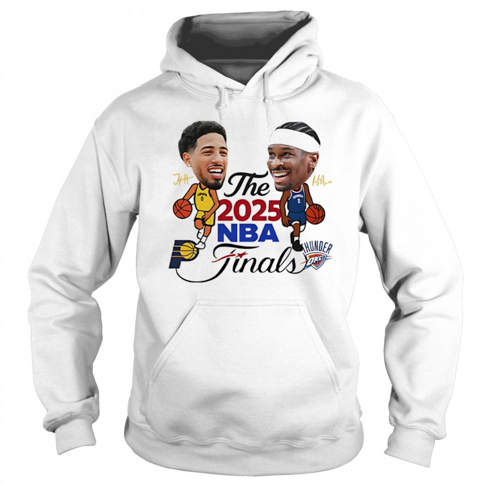 Indiana Pacers vs Oklahoma City Thunder The 2025 NBA Finals signature shirt Hoodie