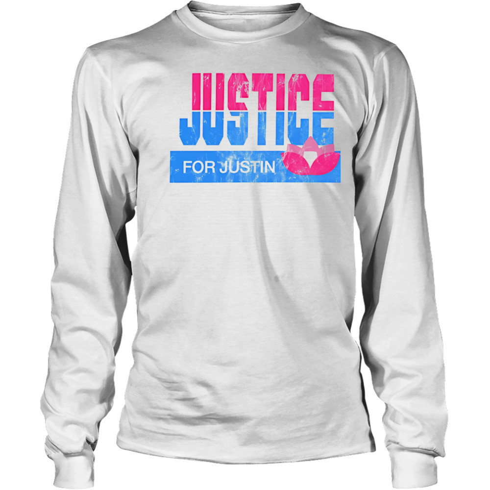 Justice for Justin lotus flower shirt Long Sleeved