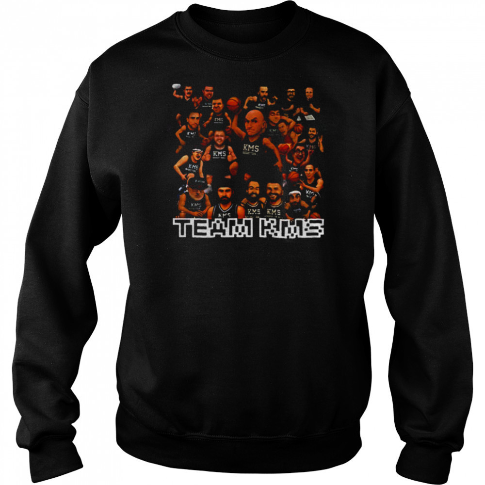 KMS NBA Basketball all team players cartoon shirt Sweatshirt