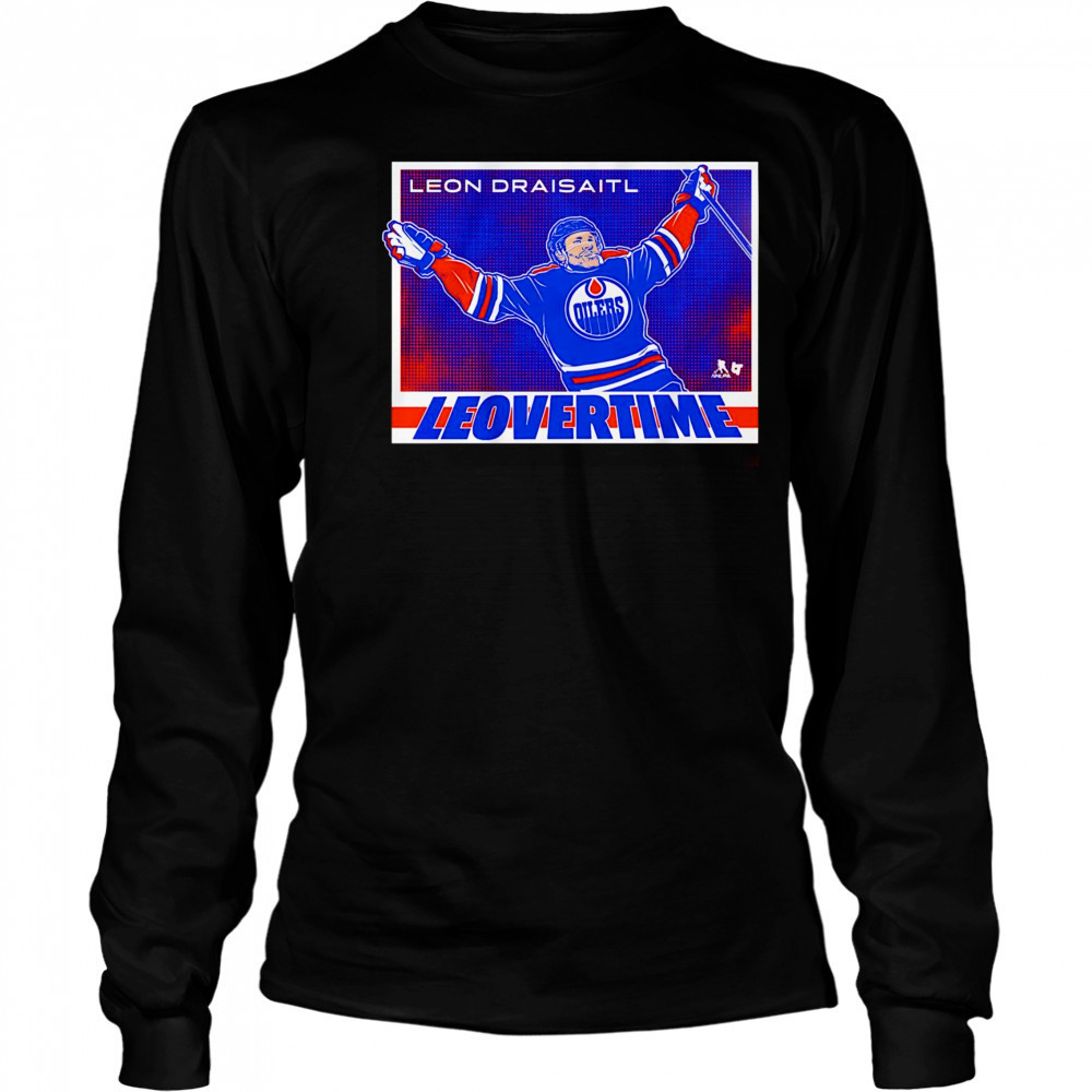 Leon Draisaitl Edmonton Oilers Leovertime shirt Long Sleeved