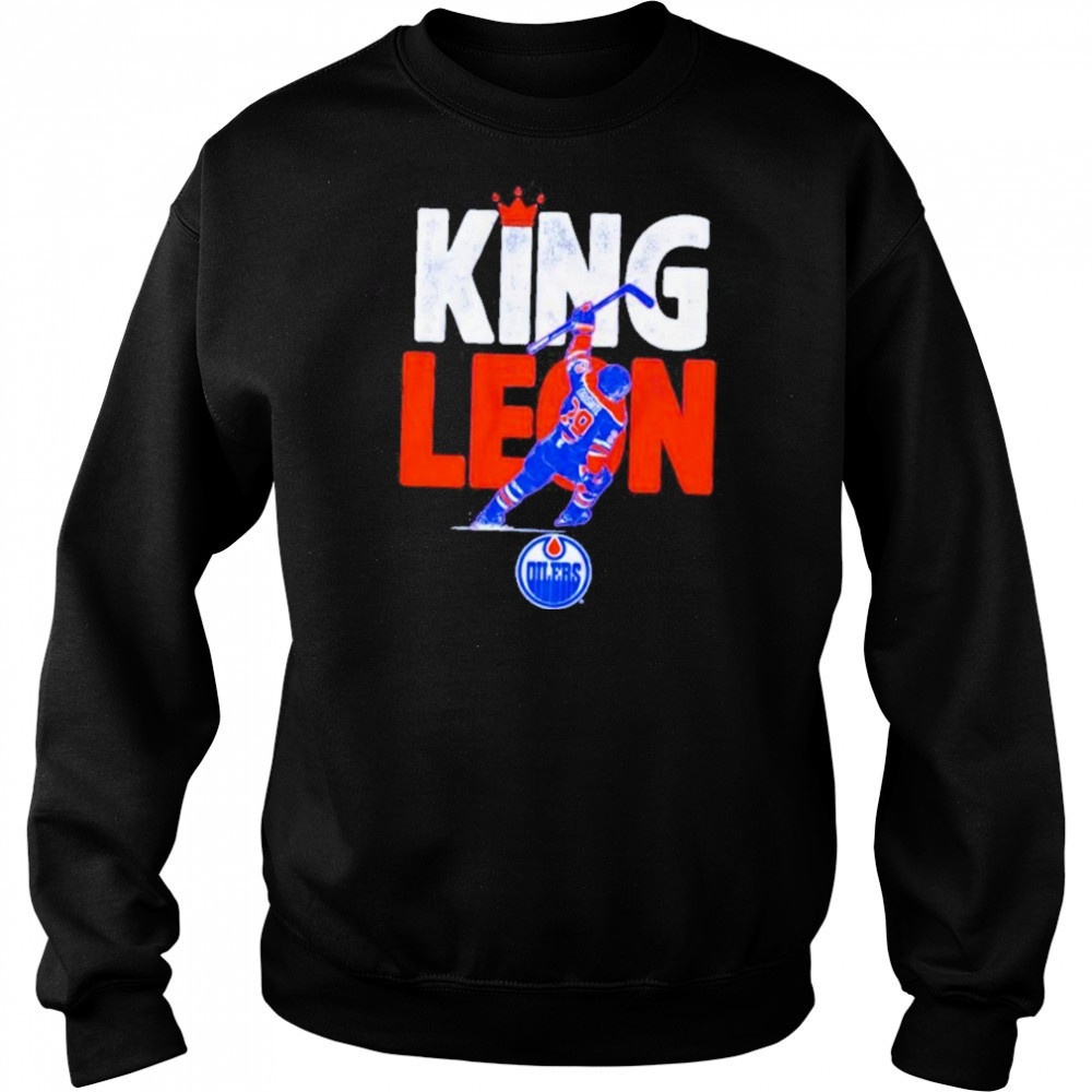 Leon Draisaitl King Leon Edmonton Oilers Merch T-Shirt Sweatshirt