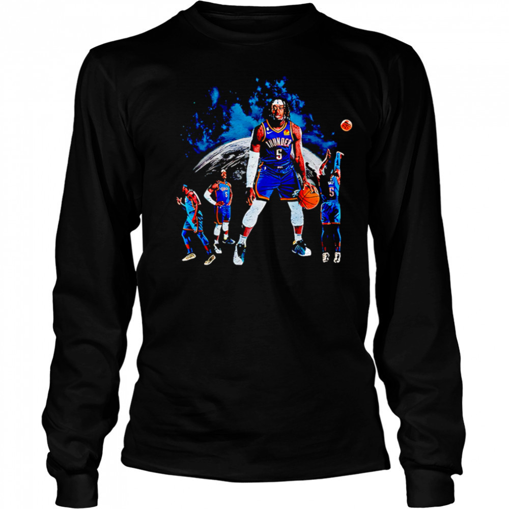 Luguentz Dort Okc Playoff Thunder Up shirt Long Sleeved