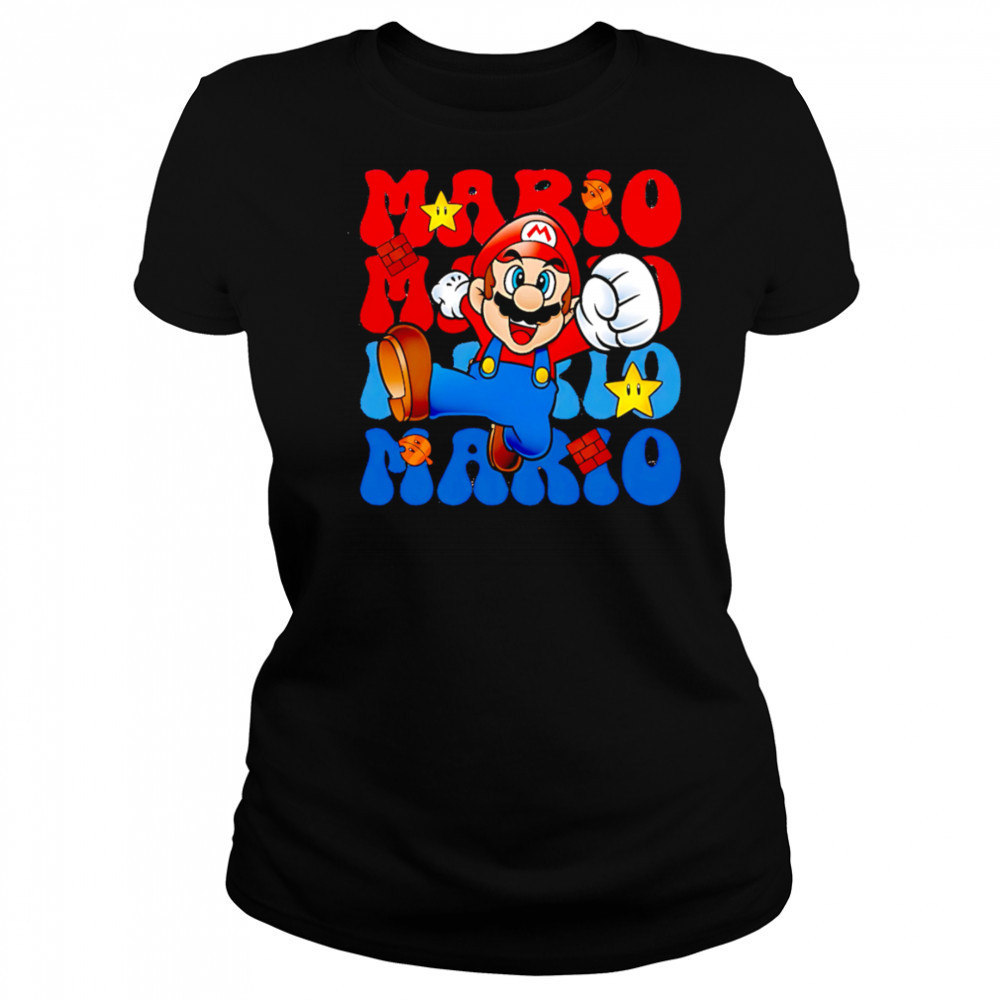 Mario repeat cartoon cute shirt Women's T-shirt