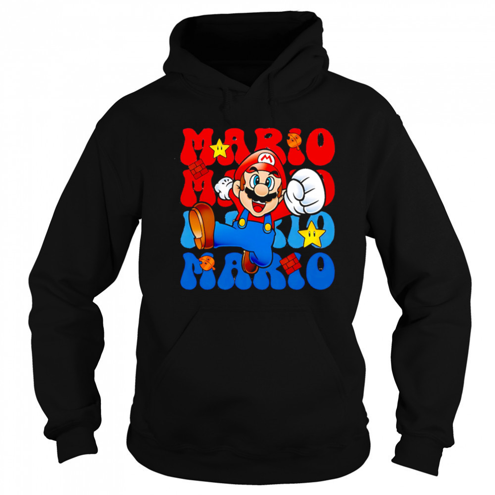 Mario repeat cartoon cute shirt Hoodie