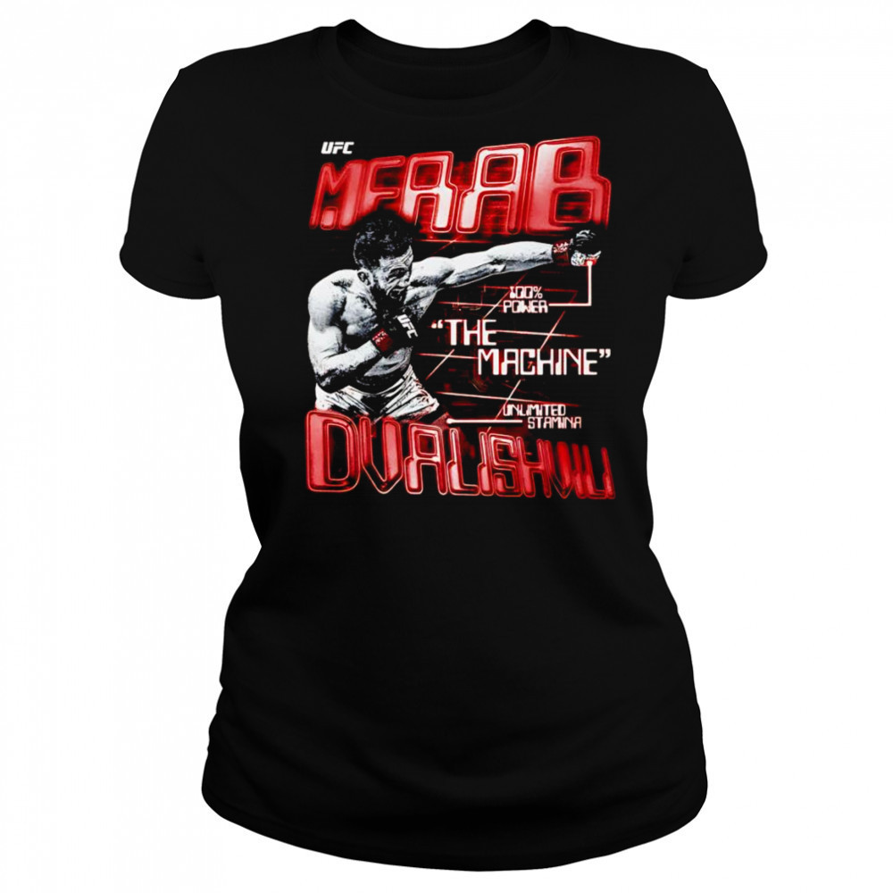 Merab Dvalishvili The Machine boxing graphic shirt Women's T-shirt
