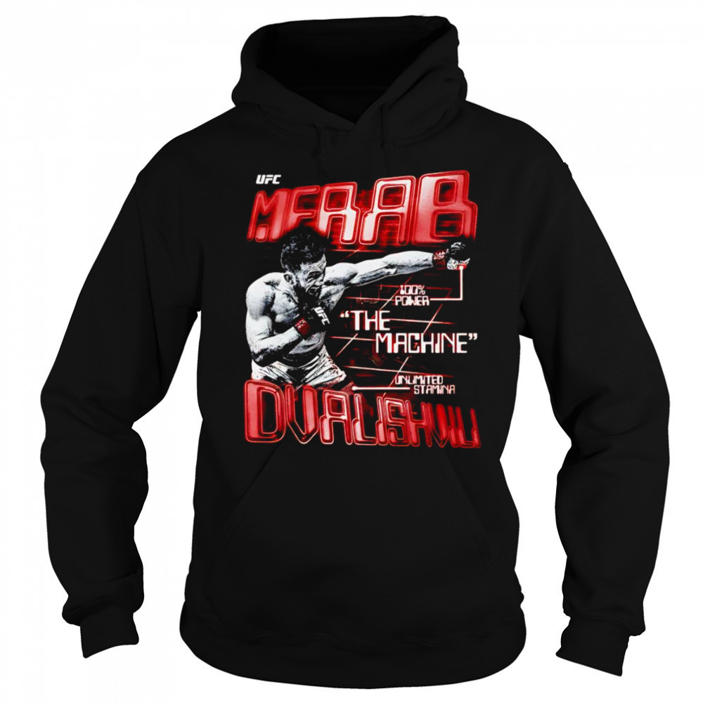 Merab Dvalishvili The Machine boxing graphic shirt Hoodie