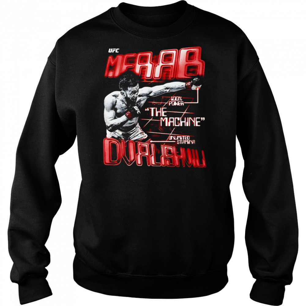 Merab Dvalishvili The Machine boxing graphic shirt Sweatshirt