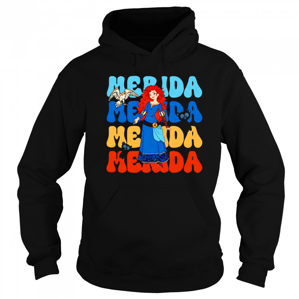 Merida repeat cartoon cute shirt Hoodie