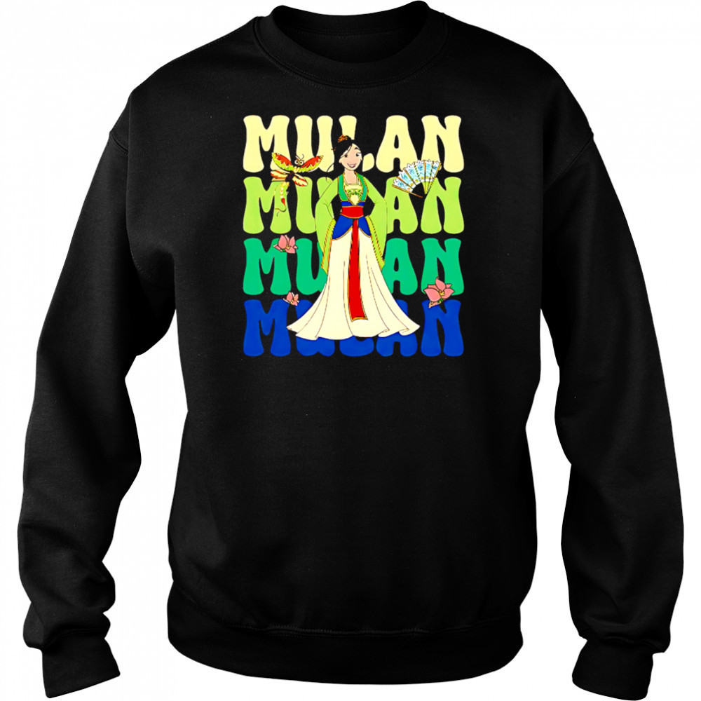 Mulan repeat cartoon cute shirt Sweatshirt