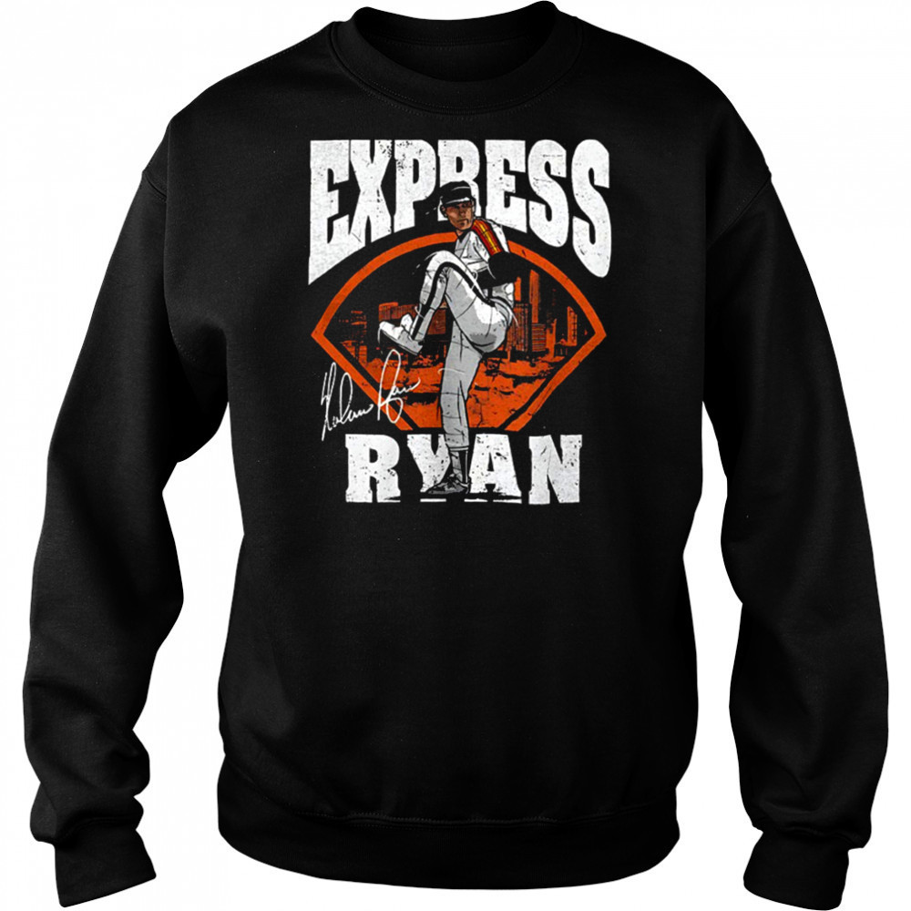 Nolan Ryan Houston Astros MLB baseball player express field shirt Sweatshirt