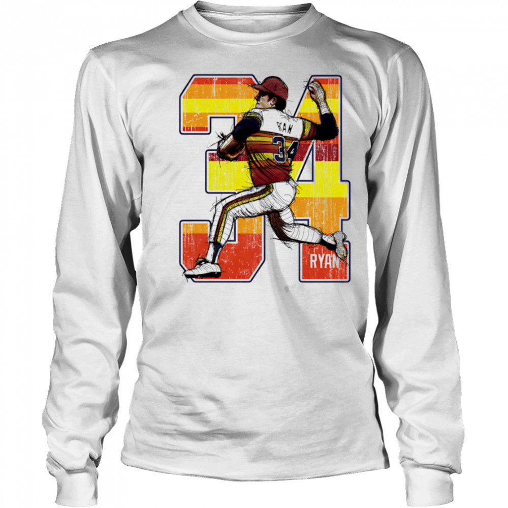 Nolan Ryan Houston Heat vintage shirt Long Sleeved