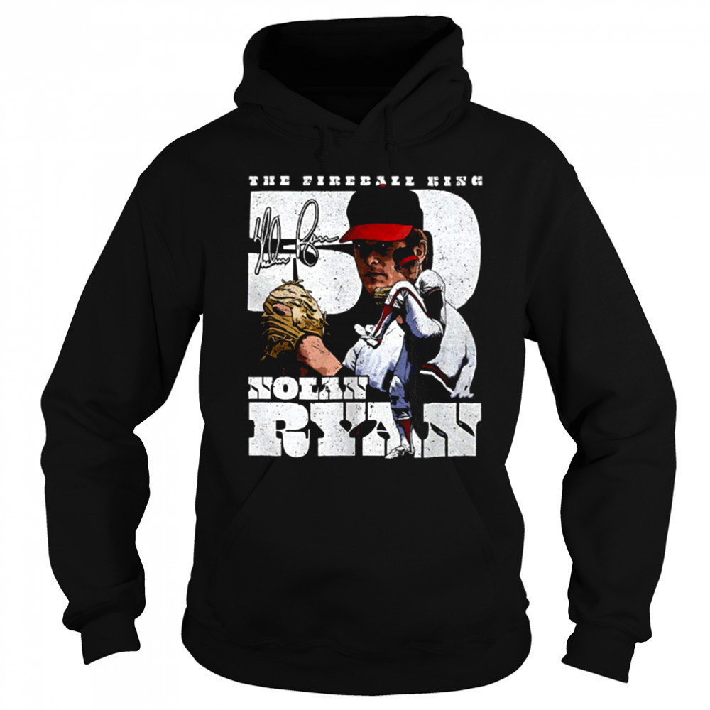 Nolan Ryan Los Angeles Angels MLB baseball player a throwback dual shirt Hoodie