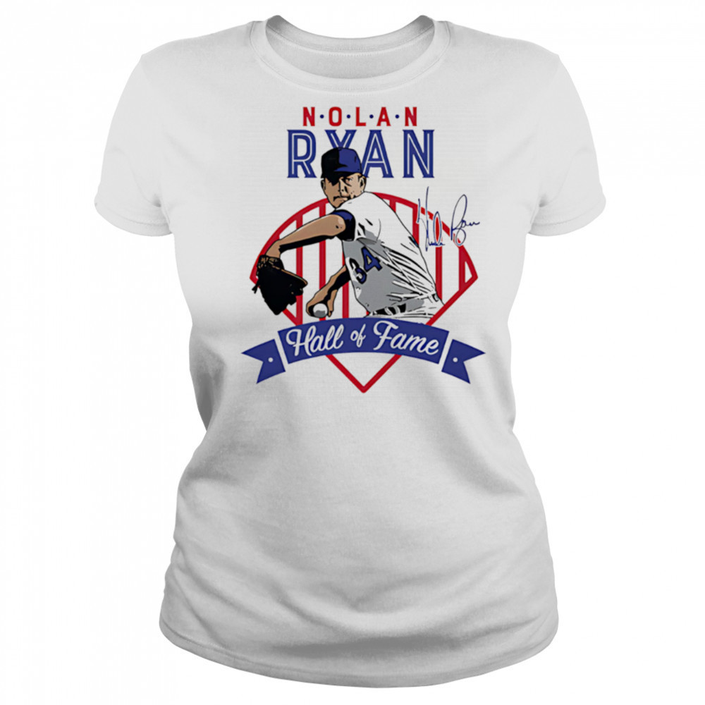 Nolan Ryan Texas Hall Of Fame signature shirt Women's T-shirt