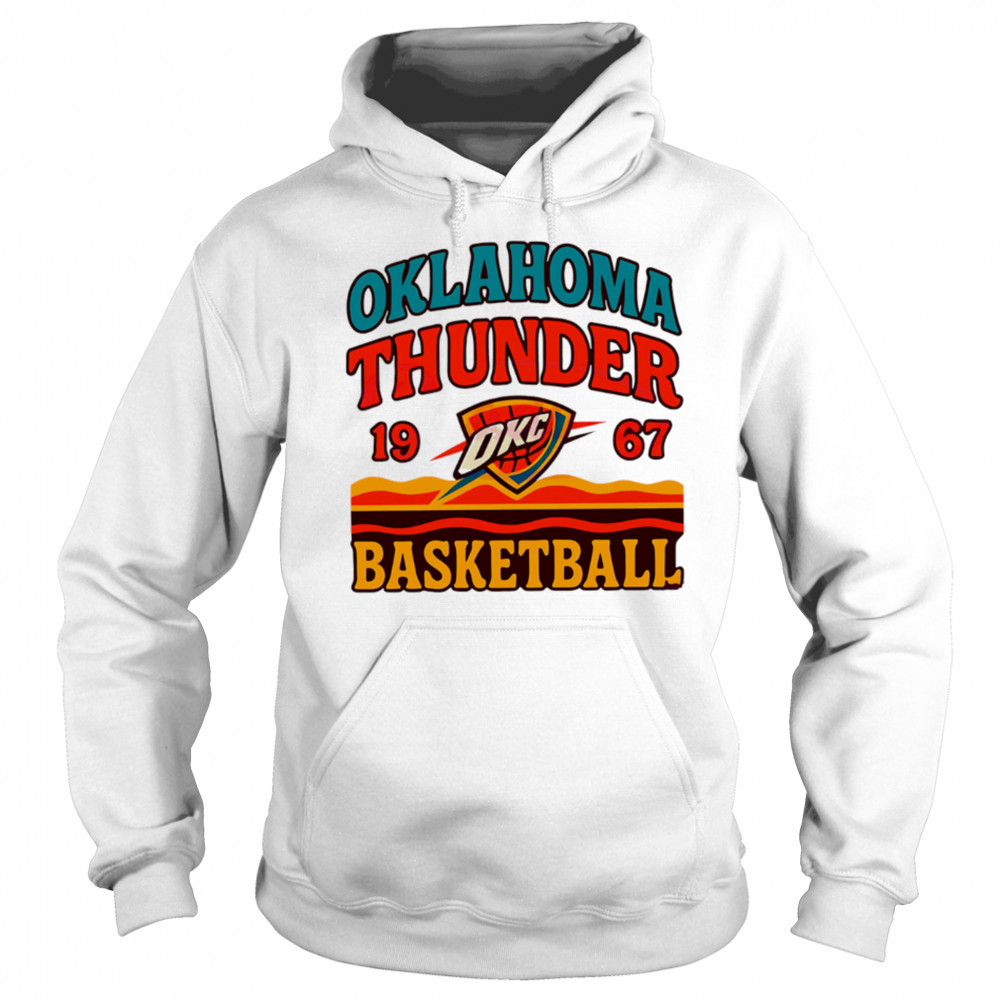 Oklahoma City Thunder Retro Basketball Vintage Game Day 1967 shirt Hoodie