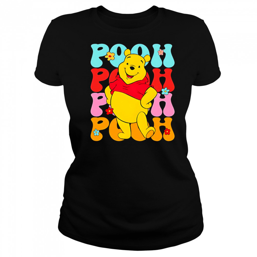 Pooh repeat cartoon cute shirt Women's T-shirt