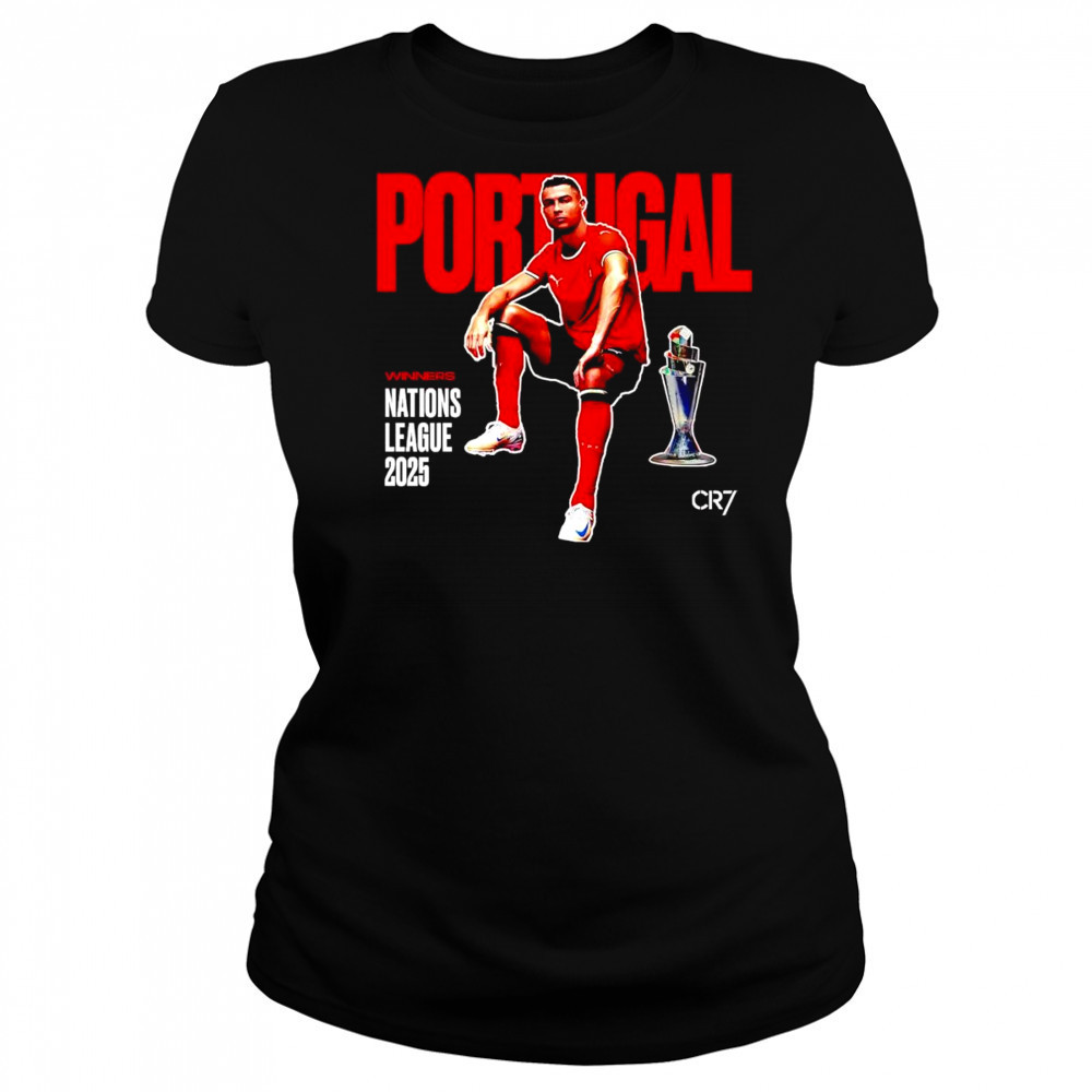 Portugal winners Nations League 2025 Cristiano Ronaldo shirt Women's T-shirt