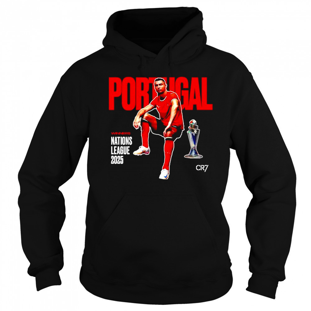 Portugal winners Nations League 2025 Cristiano Ronaldo shirt Hoodie
