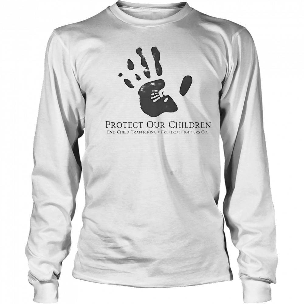 Protect Our Children End Child Trafficking T-Shirt Long Sleeved