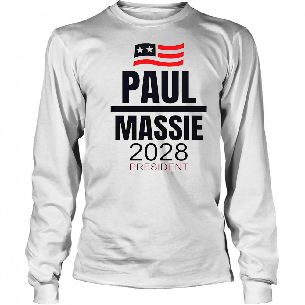 Rand Paul Thomas Massie For President 2028 T-Shirt Long Sleeved