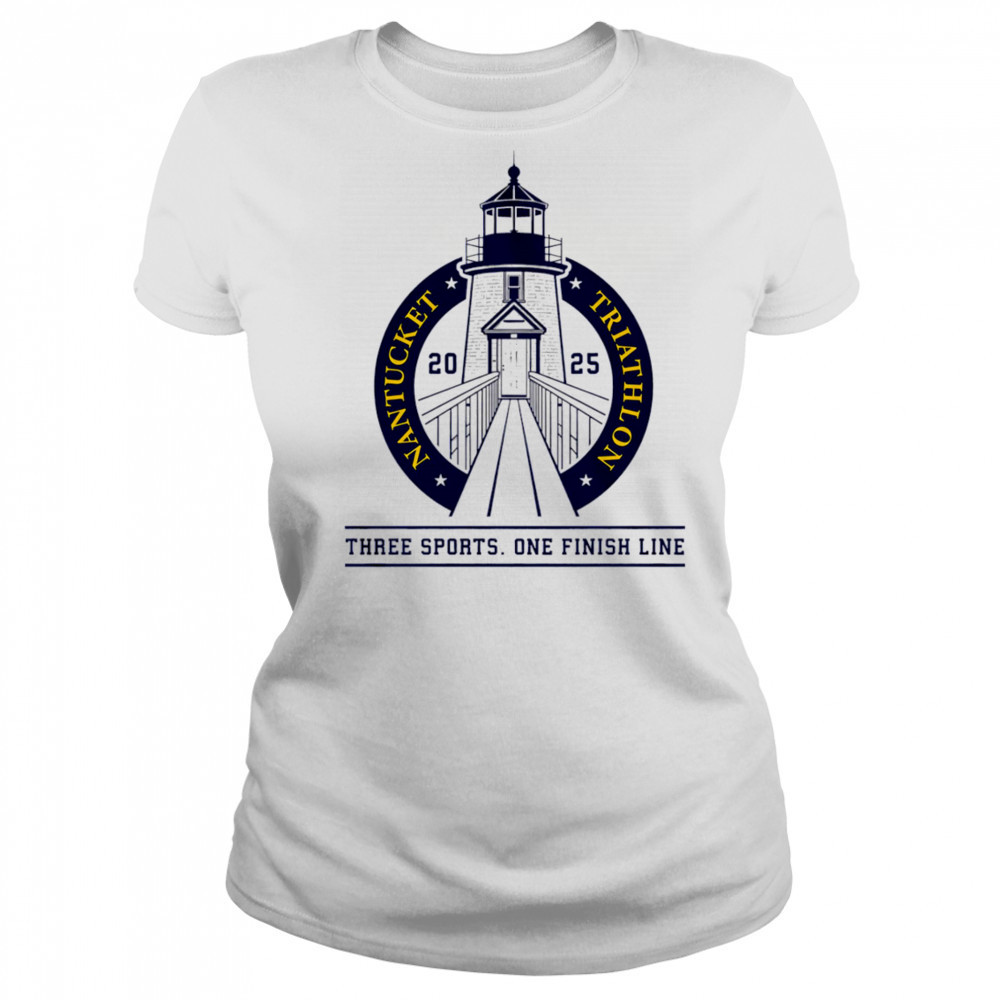2025 Nantucket Triathlon three sports one finish line shirt Women's T-shirt
