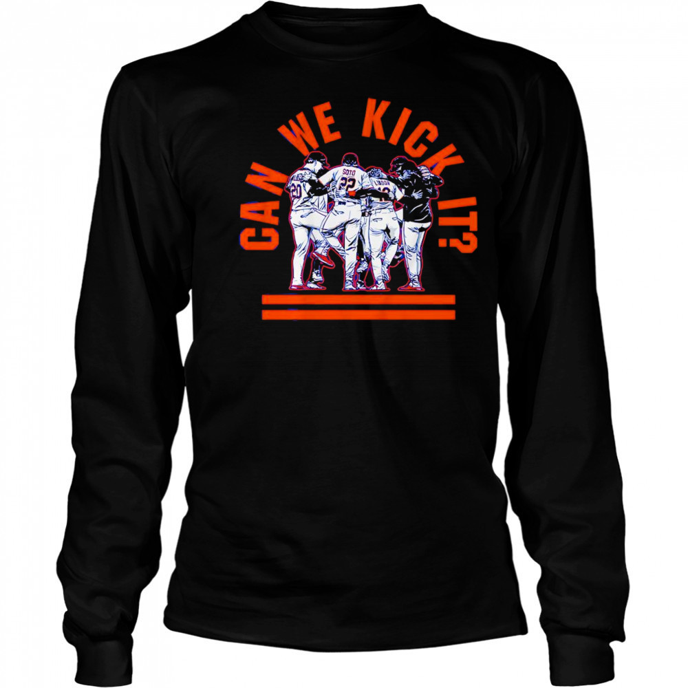 Can we kick it New York Mets shirt Long Sleeved