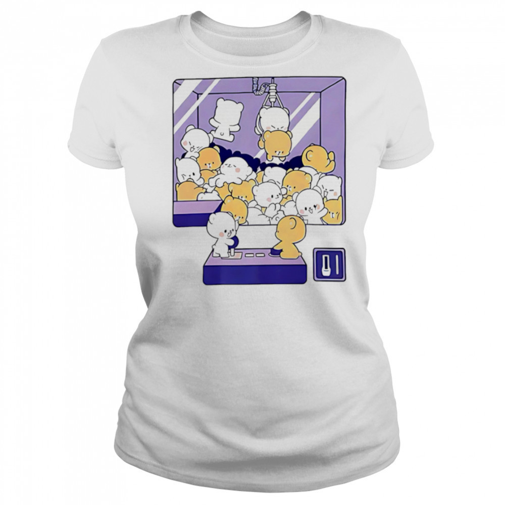 Claw Machine cute pink bears shirt Women's T-shirt