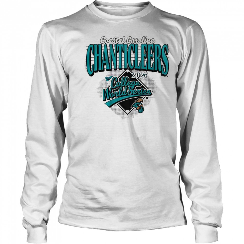 Coastal Carolina Baseball 2025 College World Series T-Shirt Long Sleeved