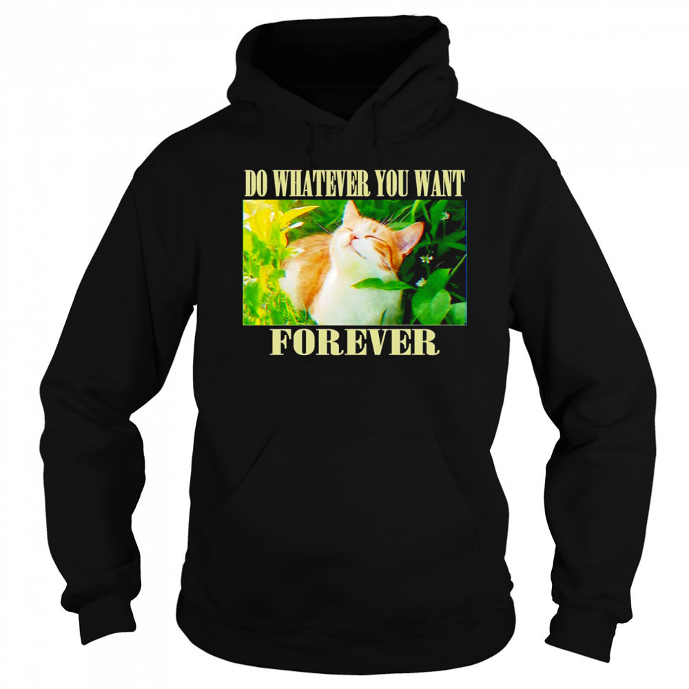 Do whatever you want forever cat shirt Hoodie