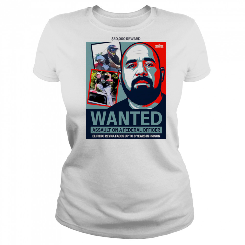 Elpidio reyna fbI wanted 50000 reward shirt Women's T-shirt