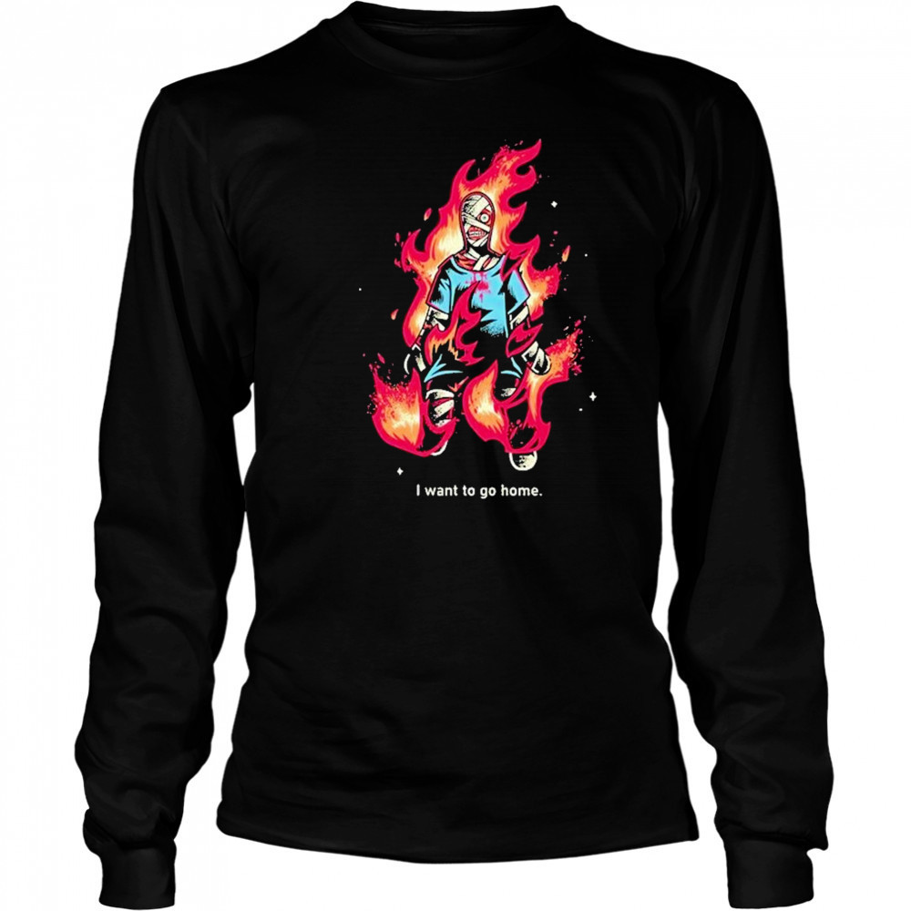 Fangamer I Want To Go Home shirt Long Sleeved