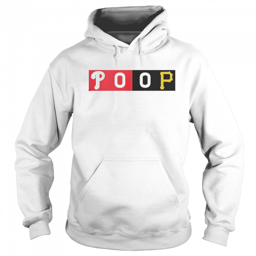 Fans Wearing Commemorative Phillies-Pirates POOP T-Shirt Hoodie