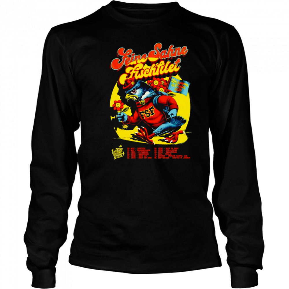 Feine Sahne Fischfilet Wir Kommen in Frieden Tour 2025 shirt Long Sleeved