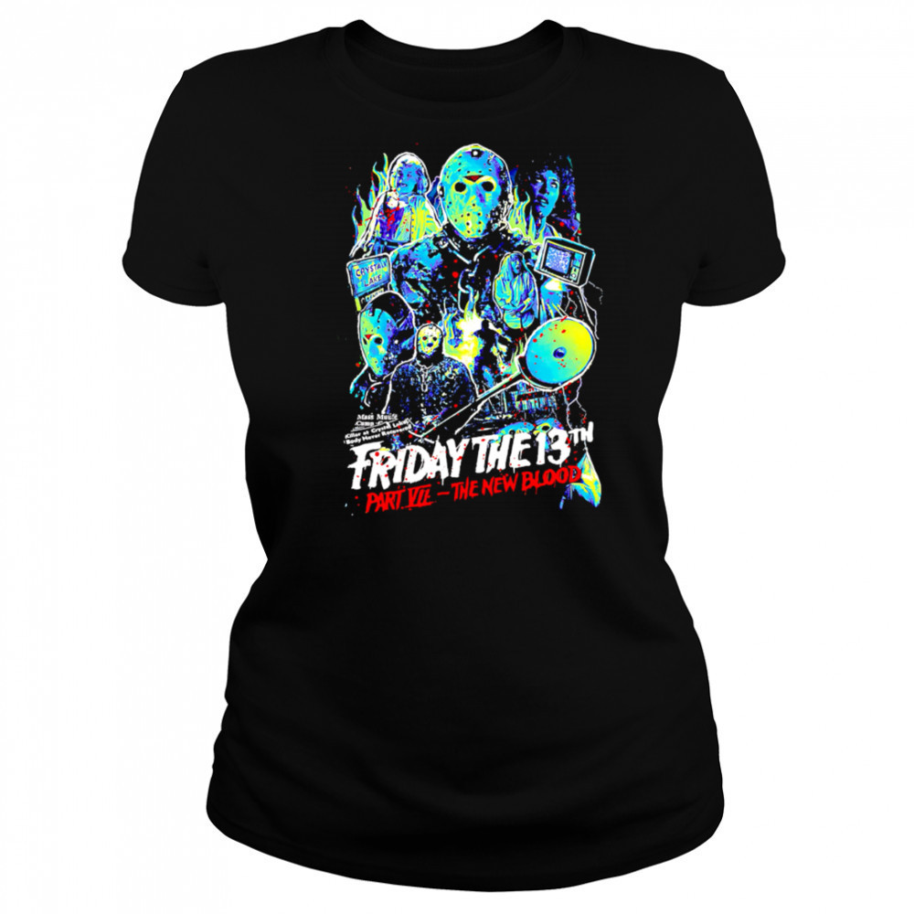 Friday The 13th Part Vii The New Blood Horros graphic retro shirt Women's T-shirt